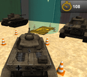 3D Army Tank Parking